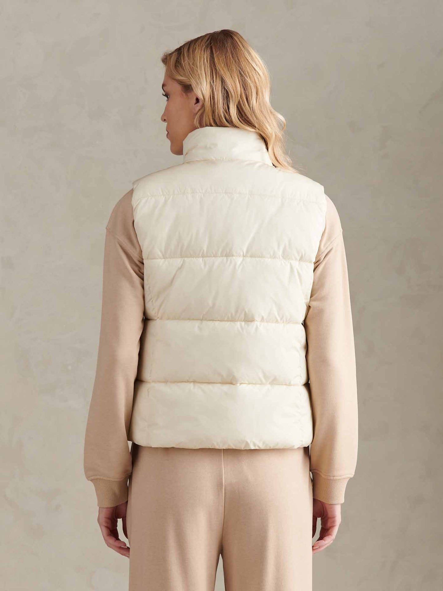 Womens Lightweight Puffer Gilet Marshmallow