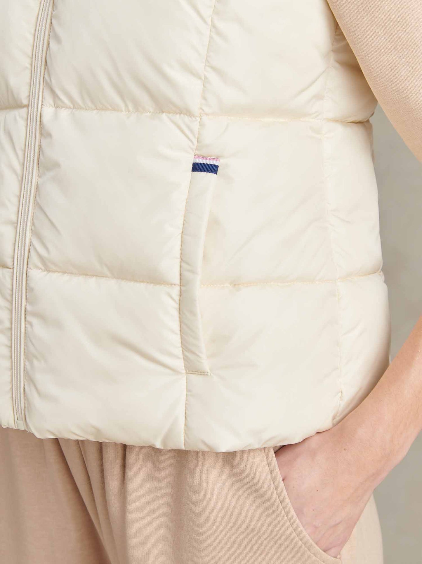 Womens Lightweight Puffer Gilet Marshmallow