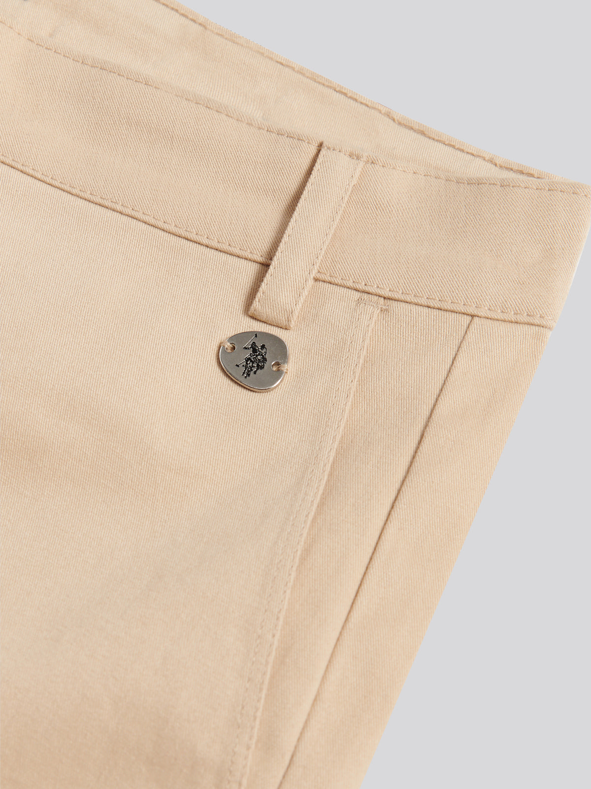Womens Longline Chino Shorts Irish Cream