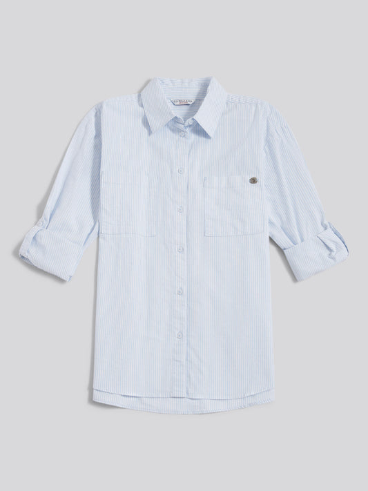 Womens Loose Fit Oxford Shirt Windsurfer
