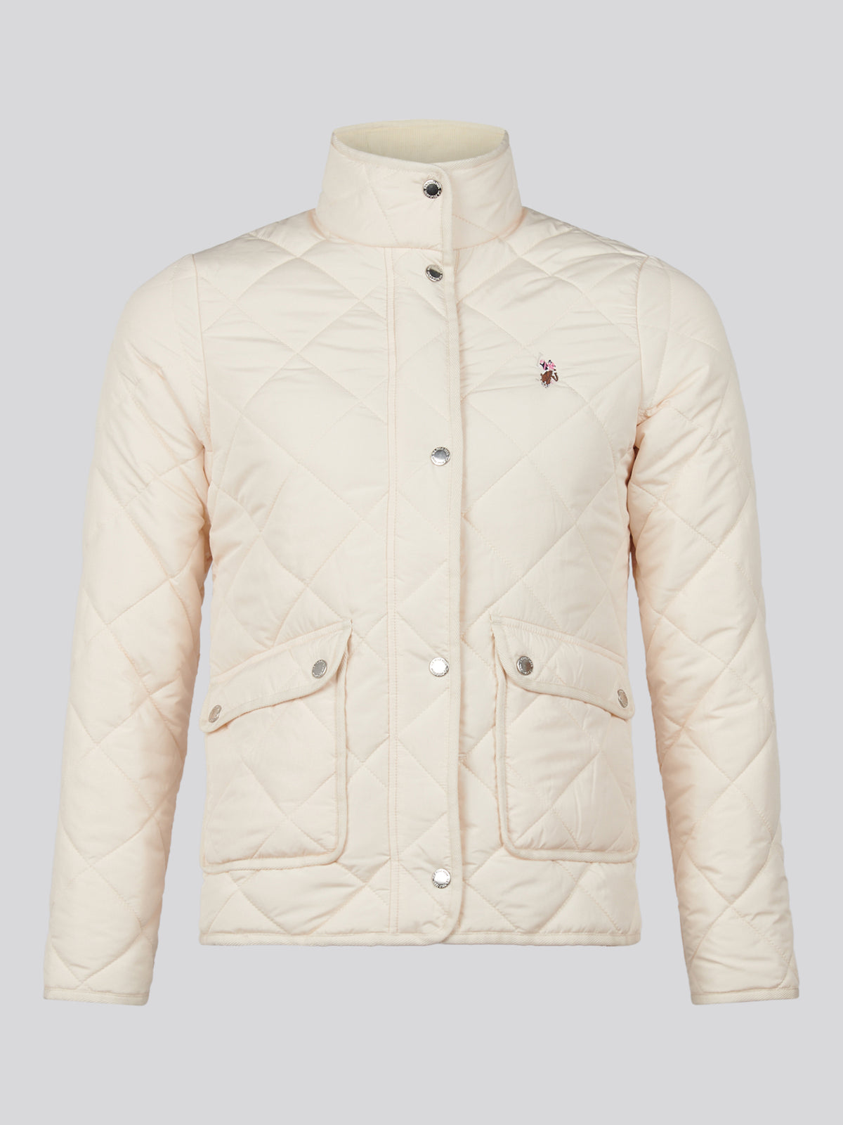 Womens Diamond Quilted Jacket Marshmallow