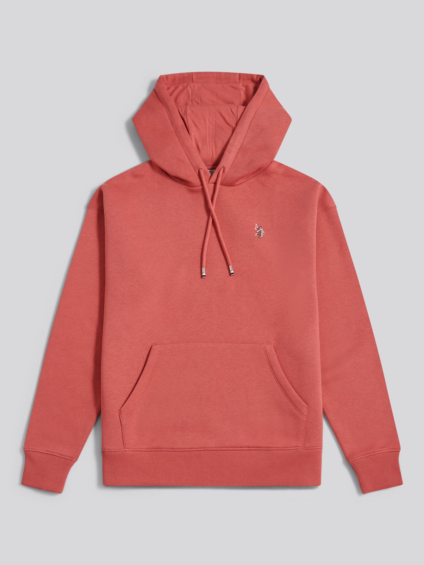 Womens Double Horsemen Hoodie Mineral Red