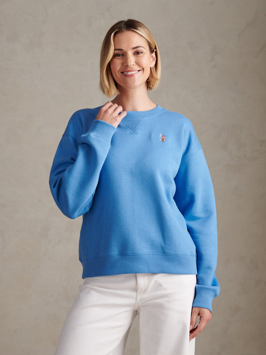 DHM Crew Neck Sweat Regatta Blue