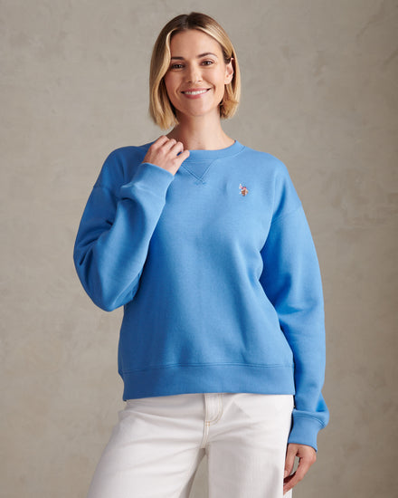DHM Crew Neck Sweat Regatta Blue