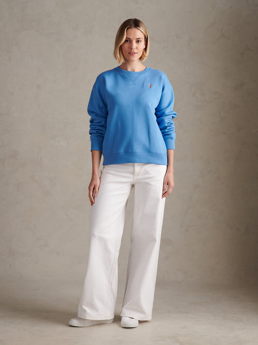 DHM Crew Neck Sweat Regatta Blue