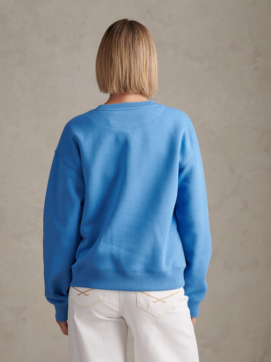 DHM Crew Neck Sweat Regatta Blue