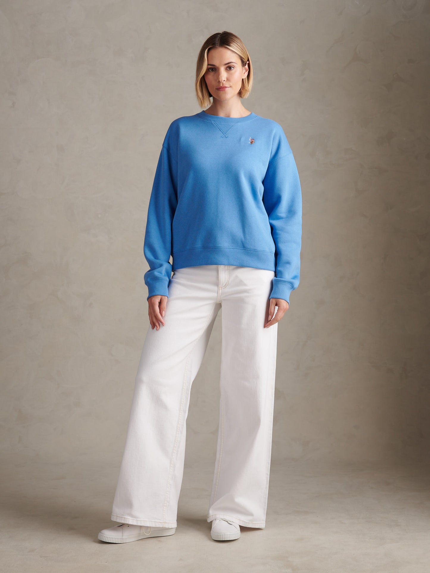 DHM Crew Neck Sweat Regatta Blue