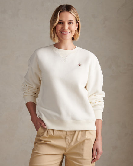 DHM Crew Neck Sweat Marshmallow