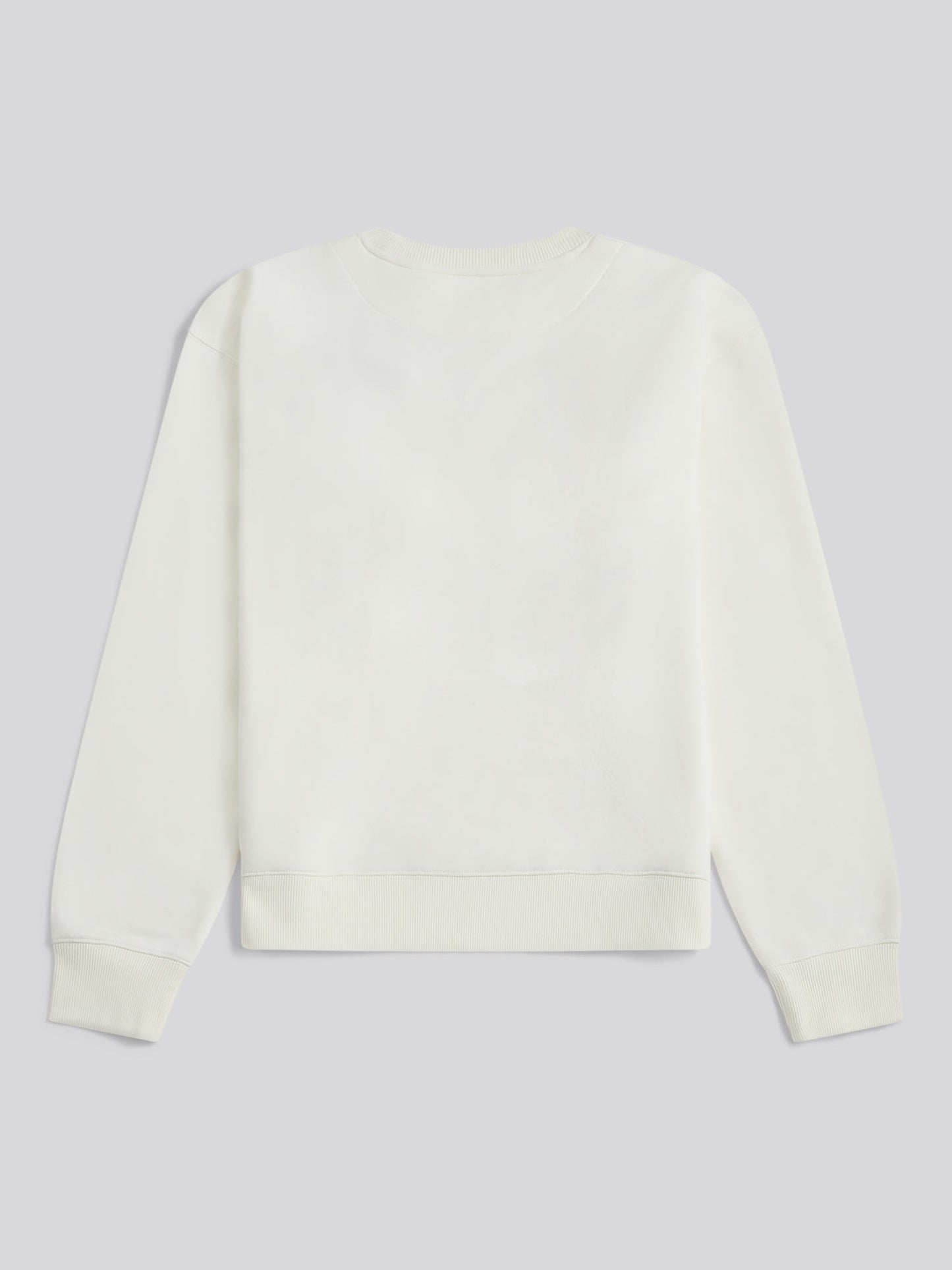 Womens Double Horsemen Crew Sweatshirt Marshmallow